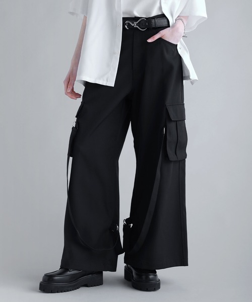 「SOCCE」 カーゴパンツ X-LARGE ライトグレー メンズ_画像5