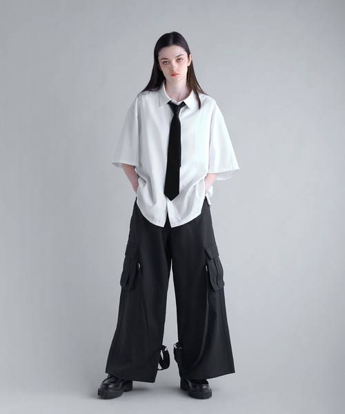 「SOCCE」 カーゴパンツ X-LARGE ライトグレー メンズ_画像9