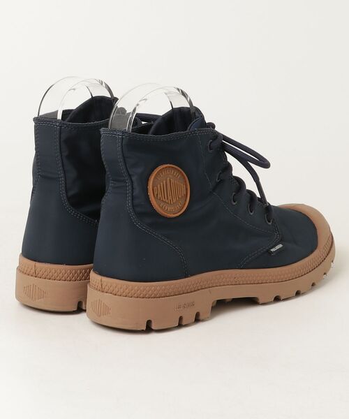 「PALLADIUM」 ハイカットスニーカー 23.5cm ネイビー レディース_画像2