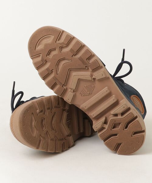 「PALLADIUM」 ハイカットスニーカー 23.5cm ネイビー レディース_画像3