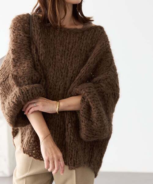 plage（プラージュ） ニット セーター 「追加」HAND KNIT ジャンボタム