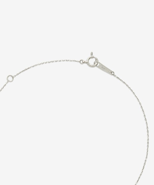ネックレス K10 ホワイトゴールド ダイヤモンド ネックレス BLOOM/ブルーム レディースの画像
