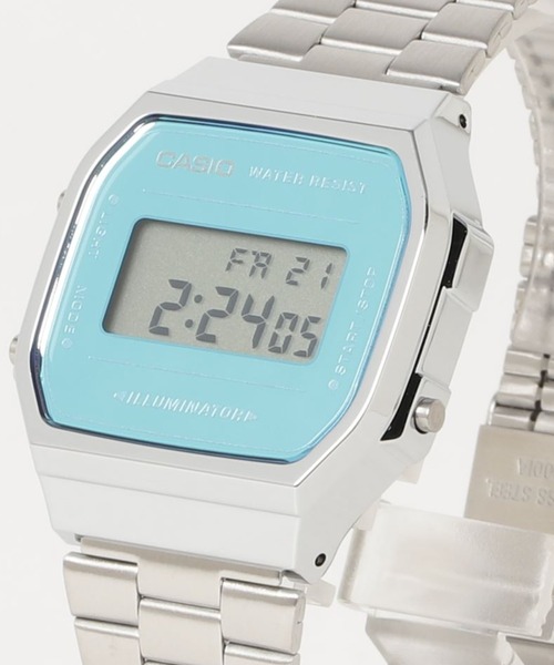 CASIO デジタル腕時計 ステンレスバンド 箱付き CASIO デジタル腕時計 ステンレスバンド - メルカリ
