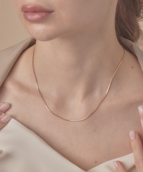 【Hei】thin snake necklace〜スネークチェーンネックレス Thin Snake Chain Necklace［Silver925］ | 大人の毎日使える