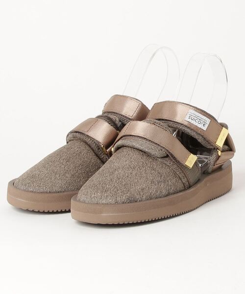 SUICOKE Biscuit スエード Nots サンダル ナナミカ × スイコックの冬サンダルは、キャンバスとスエードの