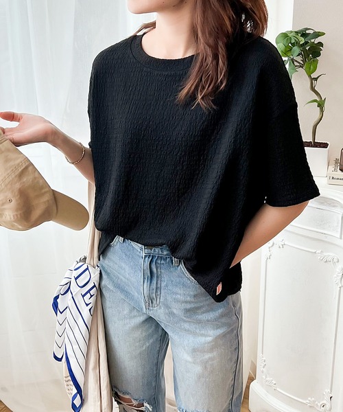 tシャツ Tシャツ 「JaVa ジャバコラボ」大人仕様。ぽこぽこ素材のオーバーTee レディース | Java | 11