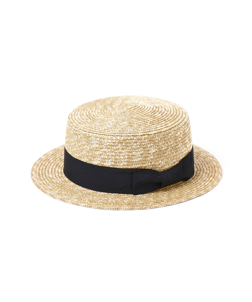 ABAHOUSE 帽子 ハット 「RUBEN/ルーベン」STRAW BOATER HAT