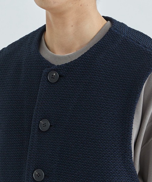 ベスト 【MATSUFUJI/マツフジ】Raven Pattern Knit Vest