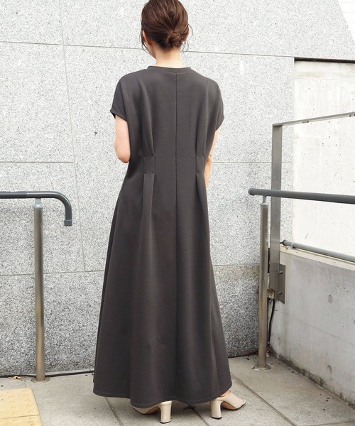 ワンピース スムースタック裾フレアフレンチワンピース | tiptop | 16