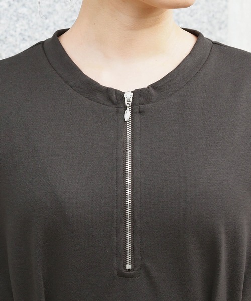 ワンピース スムースタック裾フレアフレンチワンピース | tiptop | 18