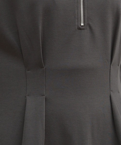 ワンピース スムースタック裾フレアフレンチワンピース | tiptop | 19