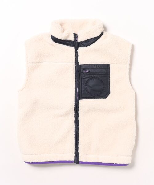 23SS thenewsociety　ベスト6y The New Society ベスト / ボアベスト「140-150cm」 キッズ 子供