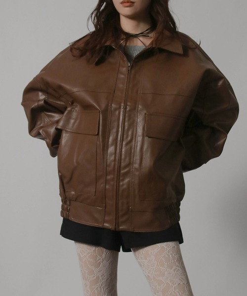 Social GIRL（ソーシャルガール） ブルゾン アウター オーバーサイズ