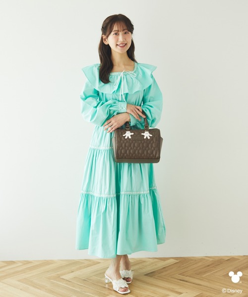 美品 希少 PORTER DISNEY アロハ ミニボストンバッグ Disney（ディズニー） ハンドバッグ ミッキー/キルティングミニ