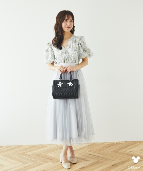 Areeam ミッキー キルティング ミニ ボストン バッグ Areeam｜ミッキー/キルティングミニボストンバッグ | Rakuten Fashion