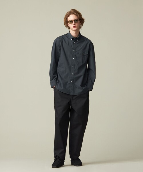 新品 UNIVERSAL OVERALL × J.PRESS YORK STREET ペインターパンツ 【サイズ：S】 ブラック ユニバーサルオーバーオール ジェイプレス ヨークストリート メンズ 5GHA2/K0603S/KEC11/ J.PRESS YORK STREET ワイドパンツ パンツ 「UNISEX」UNIVERSAL