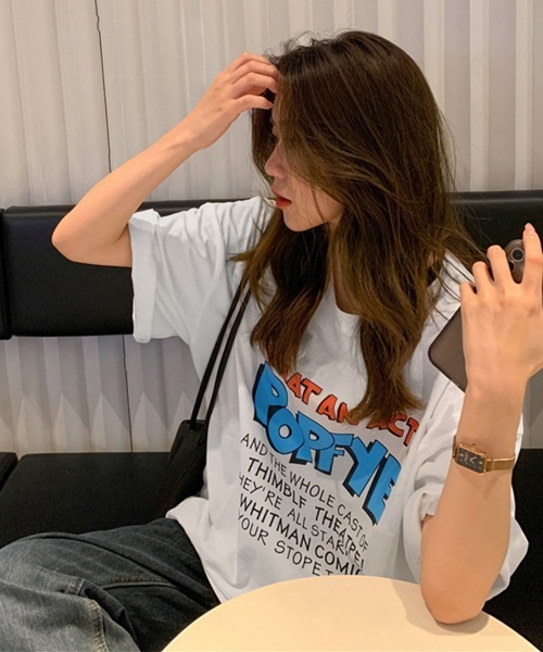 miniministore tシャツ ロゴTシャツ レディース半袖ゆるtシャツ