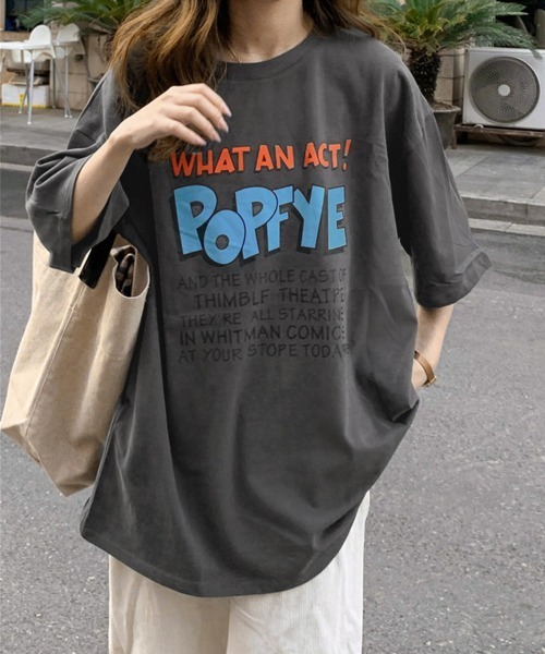 tシャツ Tシャツ レディース ロゴTシャツ レディース半袖ゆるtシャツ｜zozo｜09