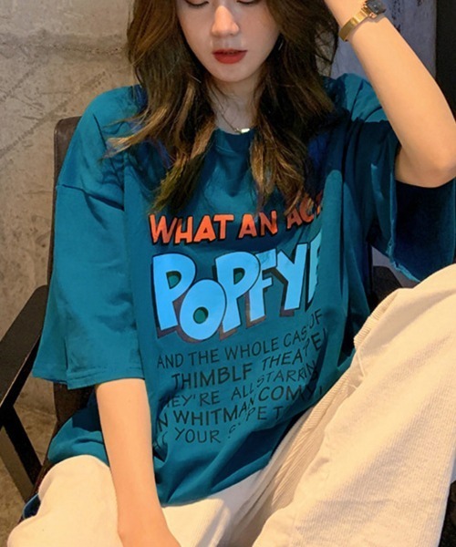 tシャツ ロゴゆるＴシャツ / 579969 レディース miniministore tシャツ ロゴTシャツ レディース半袖ゆるtシャツ