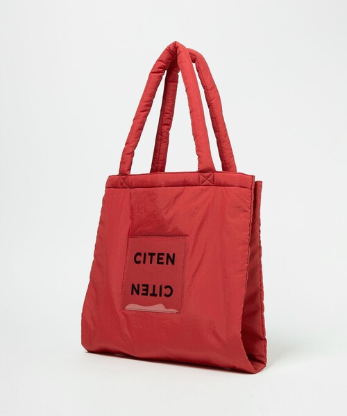 CITEN（シテン） トートバッグ 「CITEN」パデッド クリア ロゴ トート