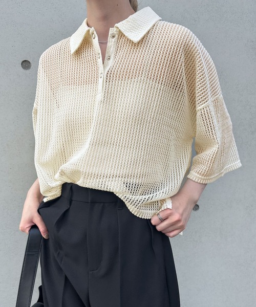 select MOCA（セレクトモカ） ポロシャツ ポロ 「ZOZO限定」メッシュ