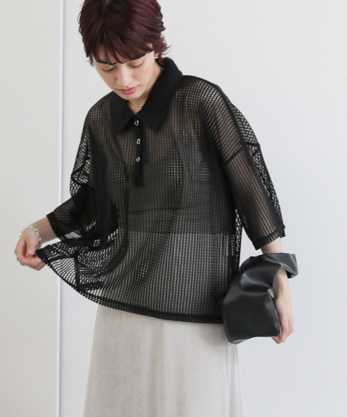 select MOCA ポロシャツ ポロ 「ZOZO限定」メッシュカットポロ