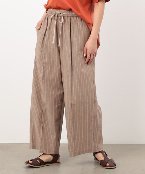 パンツ ストライプワイドパンツ レディース : ZOZOTOWN Yahoo!店