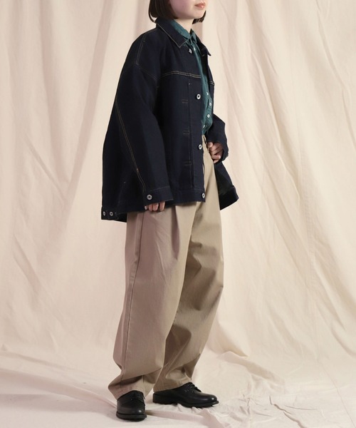 美品　Brocante【ブロカント】硫化チノグランサロペット　ブラック 2002935_01.jpg