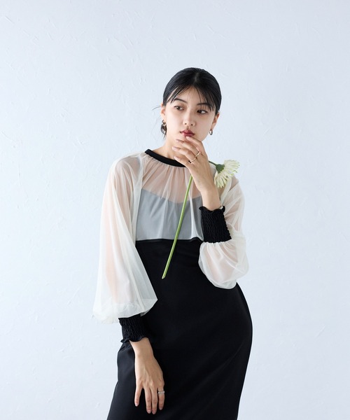 &Robu.（アンドロブ） ドレス レースボレロセットキャミドレス 結婚式