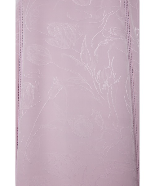 ワンピース Lace Trimmed Jacquard Dress Lace Trimmed Jacquard Dress（ワンピース）｜Her lip to（ハー
