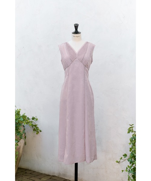 Herlipto ワンピース Her lip to ワンピース Lace Trimmed Jacquard Dress : ZOZOTOWN