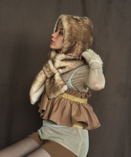 ORIENT MILLINERY ニット帽 ニットキャップ ポフーティ レディース