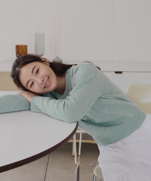 【小さいサイズ】ミックスカラーヤーンニット/洗える 小さいサイズ】ミックスカラーヤーンニット/洗える(ニット