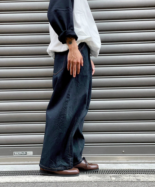 is-ness（イズネス） ワイドパンツ ジーンズ 「is-ness / イズネス
