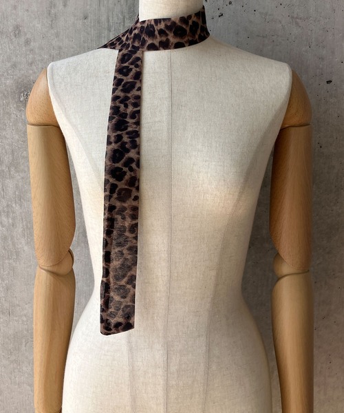 meJane（ミージェーン） キャミソール レオパード柄 ホルターネック