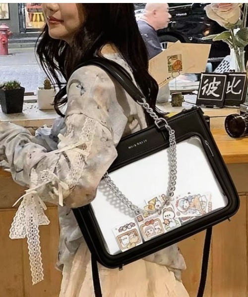 パリのランセルのショップで買ってきたショルダーバックです。 gossip!ロサンゼルス ショルダーバッグ バッグ レディース : ZOZOTOWN