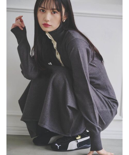 dazzlin（ダズリン） ワンピース 「ZOZOTOWN限定」ポロニットロング