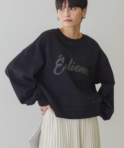 トレーナー スウェット Amazingサガラ刺繍スウェット レディース AMERICAN HOLIC トレーナー スウェット サガラ刺繍スウェット