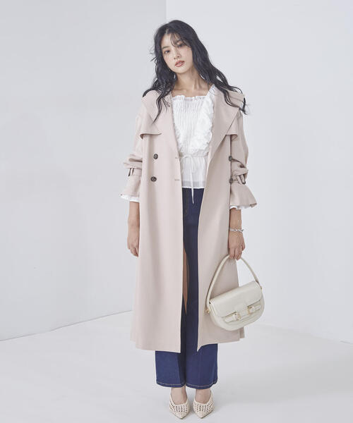 propotion body dressing ロング トレンチコート PROPORTION BODY DRESSING トレンチコート コート ベーシック