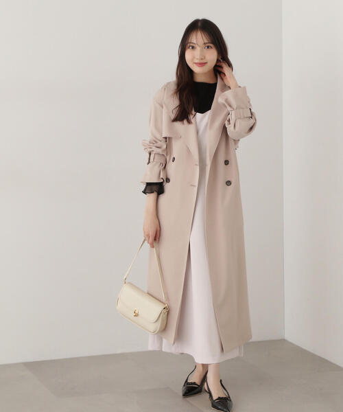 【PROPORTION BODY DRESSING】ベージュ　トレンチコート　1 楽天市場】【SALE／50%OFF】デザイントレンチコート PROPORTION