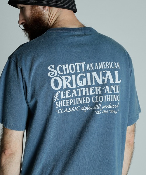 Schott N.Y.C（ショット） tシャツ Schott/ショット/SNOWWASH T-SHIRT