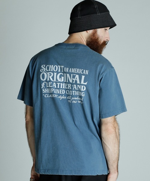 Schott N.Y.C tシャツ Schott/ショット/SNOWWASH T-SHIRT