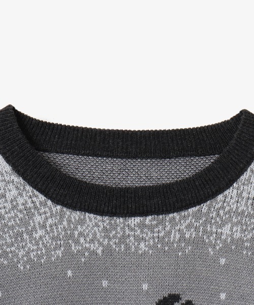 ニット セーター atmos pink Gradation Jacquard Sweater / アトモス ピンク グラデーション ジャガード セータ atmos girls ニット セーター pink Gradation Jacquard Sweater