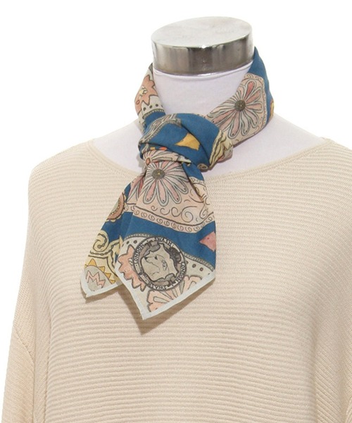 SWASH LONDON スカーフ バンダナ スカーフ コットン 65*65 レディース