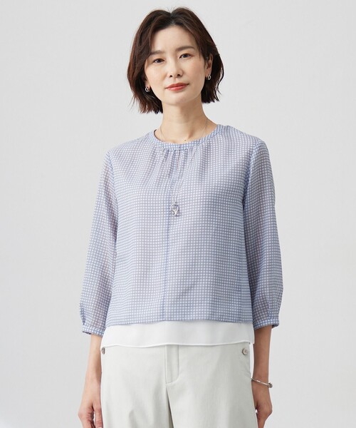 tシャツ チェックプリント カットソー レディース tシャツ チェックプリント カットソー レディース : ZOZOTOWN