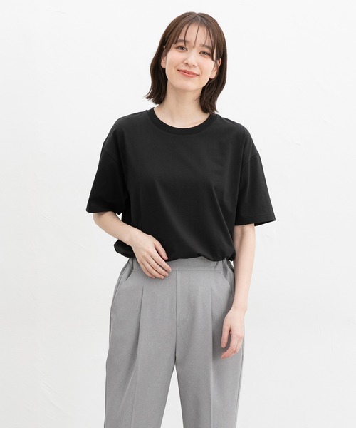 HANITA 売れ筋商品|||ハニタ Tシャツ トップス レディース Bodysuits Beige Honeys tシャツ 「ハニさら・吸水速乾・UVカット」半袖前身頃