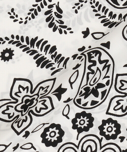 COMME CA（コムサ） スカーフ バンダナ バンダナ柄プリント スカーフ