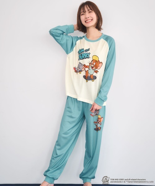 美品 aimerfeel ルームウェア ペア セットアップ 家族・カップルでおそろいOK！柔らかくシワになりにくい楽ちん