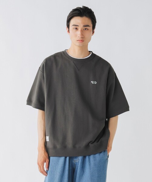 60s PENNEY'S 半袖スウェット ブラック 古着 60s Towncraft Penneys 長リブ トリム セットイン 半袖