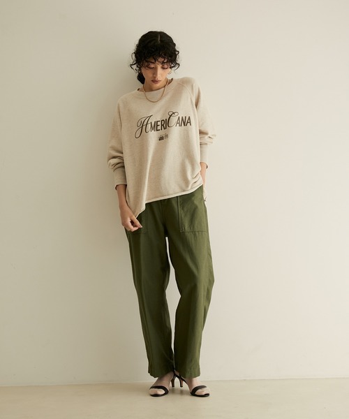 Americana スウェット AMERICANA 「AMERICANA」 スウェットカットソー FREE ブラウン